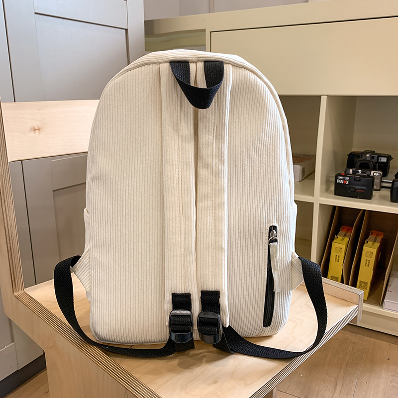 2024 New schoolbag for junior high school girls, high appearance level bow backpack, Korean-style lazy style college student backpack for girls Specification drawing