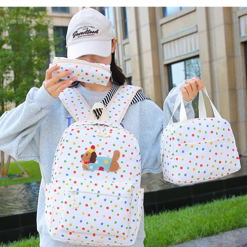 Korean-style casual large-capacity backpack, Japanese-style Instagram high-appearance-level cute backpack, middle school schoolbag, school style full figure