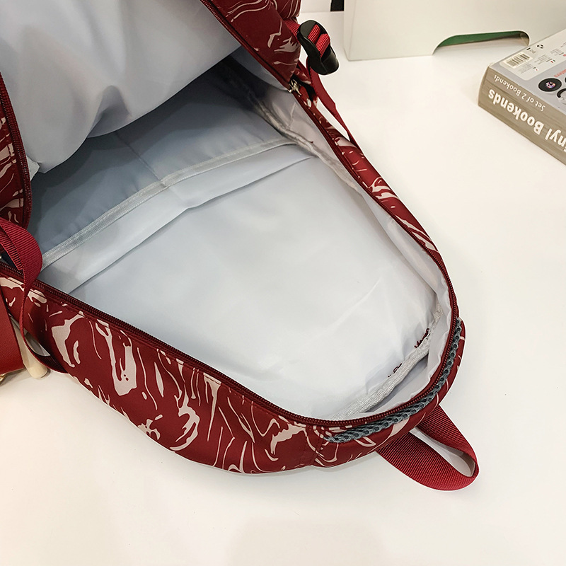 Japanese-style graffiti high appearance level middle school schoolbag for girls, 2024 new large-capacity hiking and travel backpack for men Application Scenario