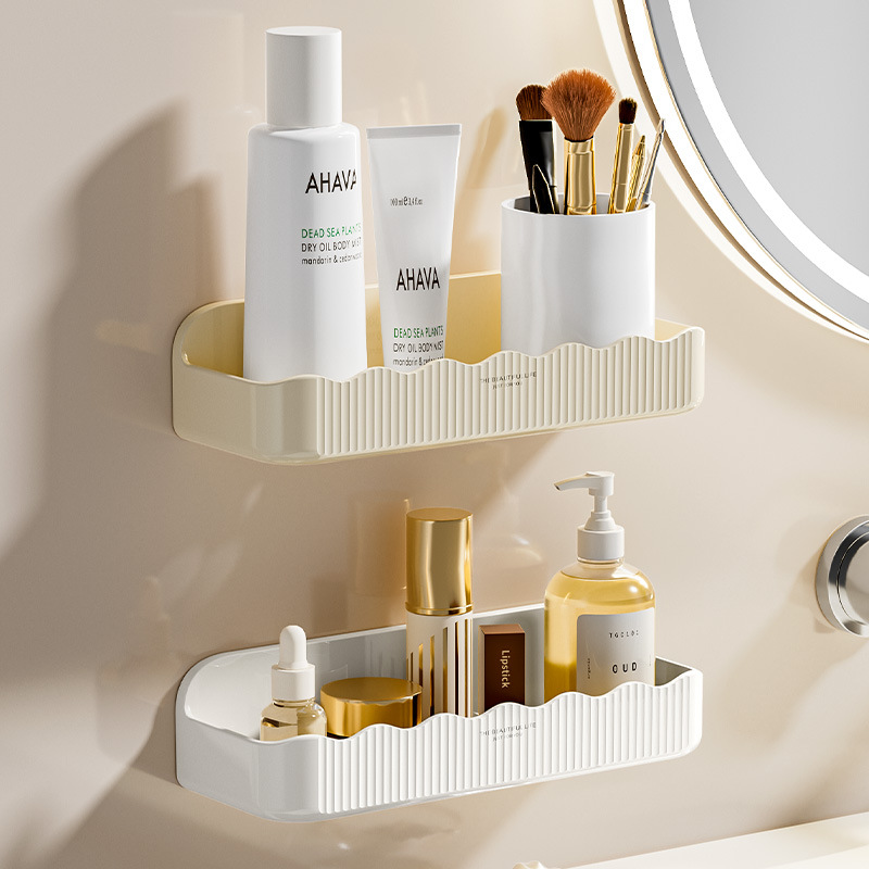 L87- Mousse Storage rack, bathroom, no need for drilling, wall-mounted storage rack, toilet, bathroom, washbasin, washbasin details Picture