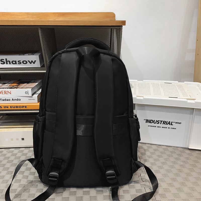 Japanese college student schoolbags, cool and large-capacity, couple's high-appearance-level backpacks, Korean style Instagram casual and versatile backpacks Specification drawing