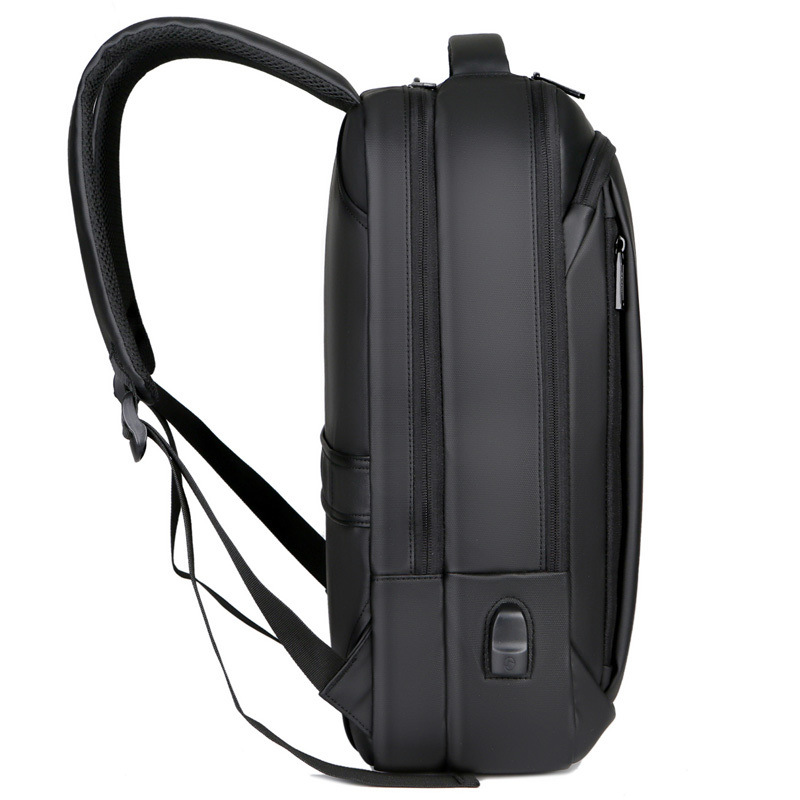 【 Customization 】 Large capacity backpack, men's multi-functional USB business backpack, 15.6-inch computer bag details Picture