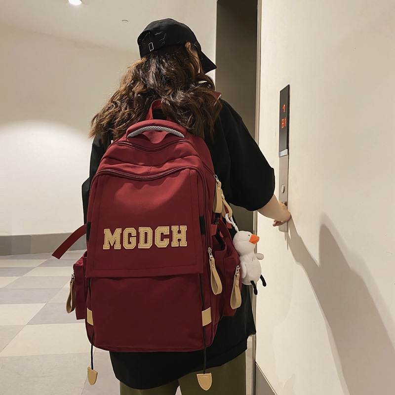2024 New trendy and large-capacity casual travel bag, school bag for junior and senior high school students, couple style fashionable backpacks details Picture