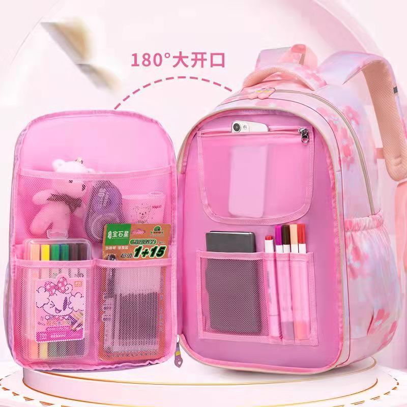 Kulomi primary school schoolbag for girls in grades 1-6, large-capacity backpack for reducing burden and protecting spine, breathable for ages 6-12 Application Scenario