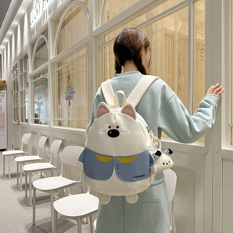 Cute, small and good-looking backpack, Korean-style versatile casual backpack, college students' summer commuting and travel backpack details Picture