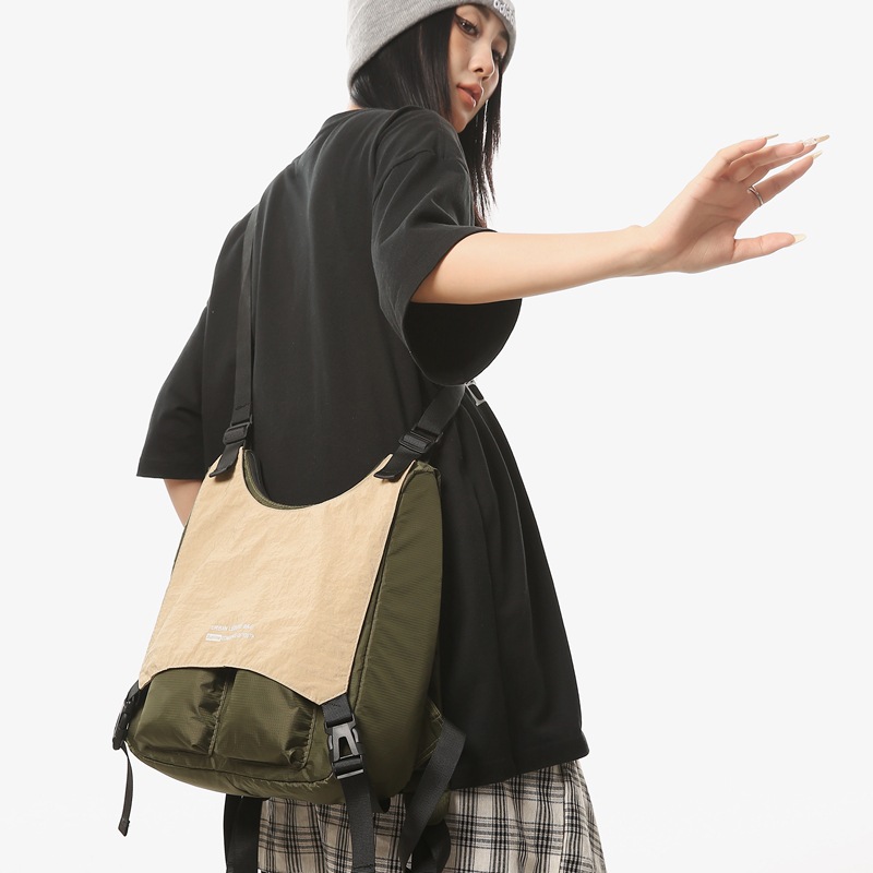 A new high-appearation-level mountain series ins multi-purpose lightweight backpack for men and women, a crossbody bag for mountain climbing, cycling and camping full figure