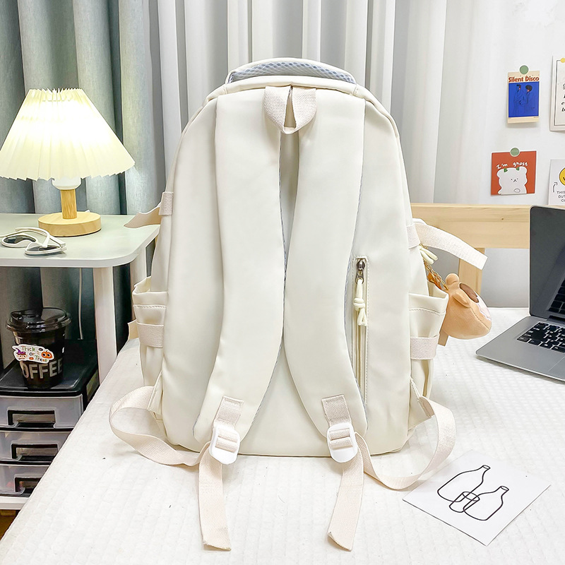 High appearance level, large capacity schoolbag, junior high school birthday series, ins simple new backpack, cute college backpack Specification drawing