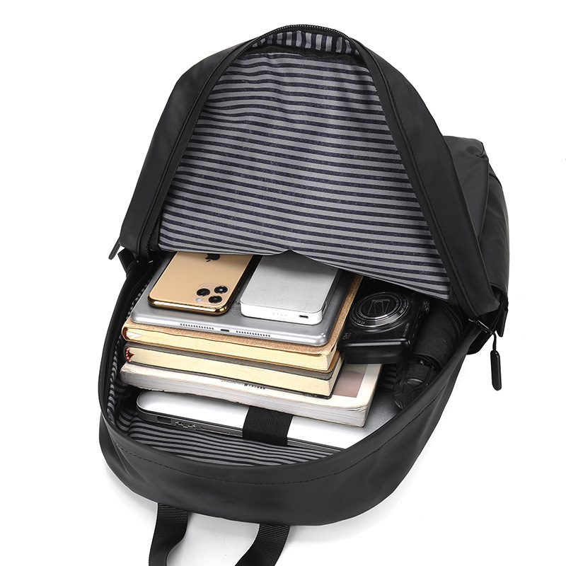 Large-capacity female travel and leisure backpack, fashionable schoolbag, male college student commuting and business backpack Item Picture