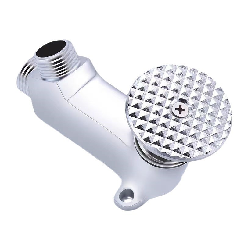 Foot pedal faucet switch, brass chemical factory laboratory accessory faucet, factory single cooling foot pedal switch Item Picture