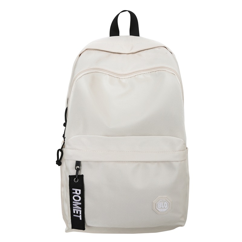 New minimalist, ins, high-appearancelevel, trendy college couple backpack, large-capacity, versatile backpack for junior and senior high school students Item Picture