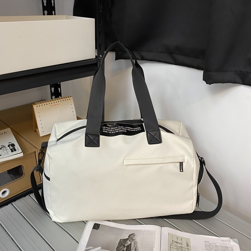 Trendy single-shoulder bag for couples, large-capacity dry and wet separation travel bag, sports and fitness, women's yoga crossbody bag Specification drawing