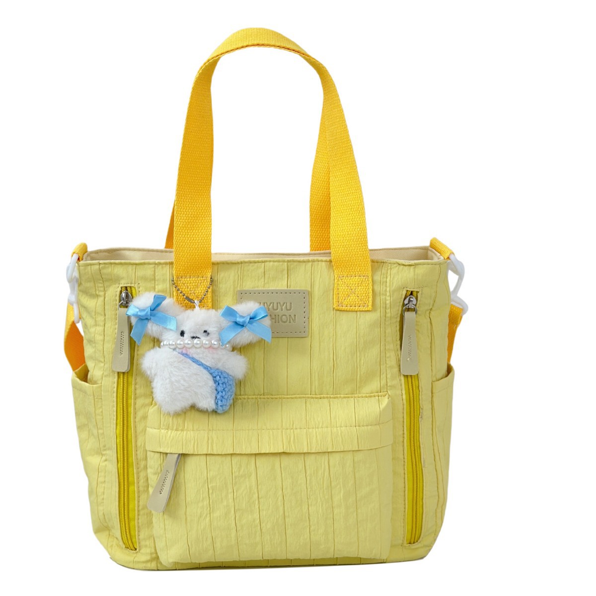 Simple and versatile, large-capacity single-shoulder bag, soft girl handbag, student tutorial and class bag, commuting tote bag Item Picture