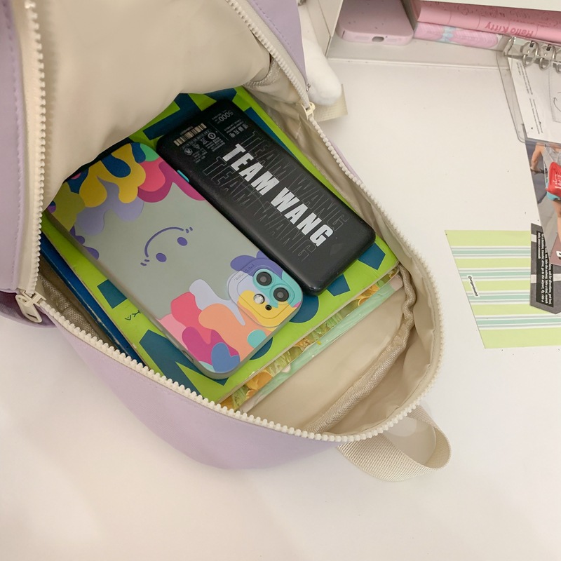 Cute little rabbit cartoon backpack, new outing doll small backpack, lightweight primary school student schoolbag for girls Application Scenario