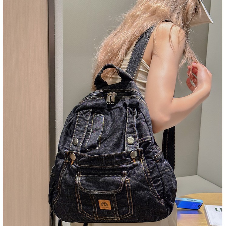 Washable forest-style durable backpack, large-capacity retro casual backpack, simple and versatile student bag, girls' bag Application Scenario