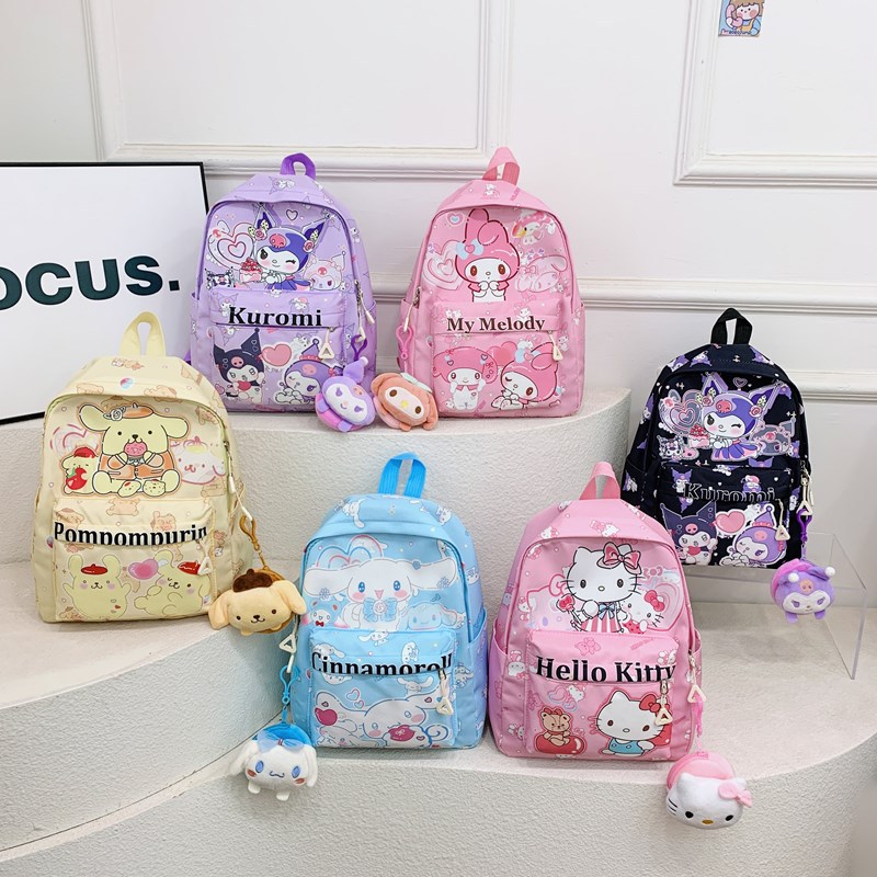 Fashionable children's backpacks, cartoon backpacks, student schoolbags, cute backpacks, cute kindergarten girls' books full figure