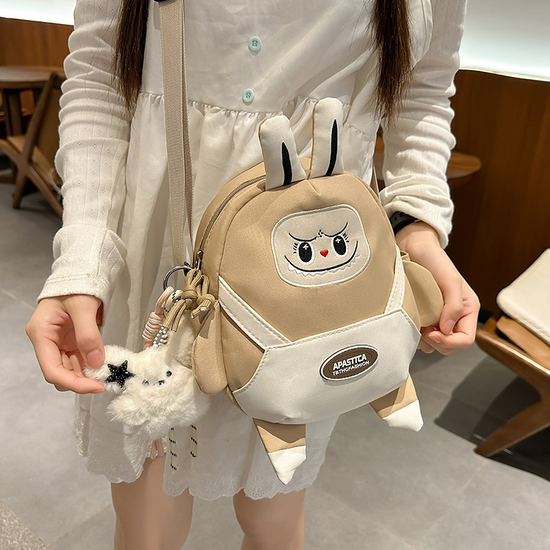 New high-appeal schoolbags for grades 3 to 6, fresh, sweet and cute cartoon backpacks with contrasting colors, lightweight backpacks details Picture