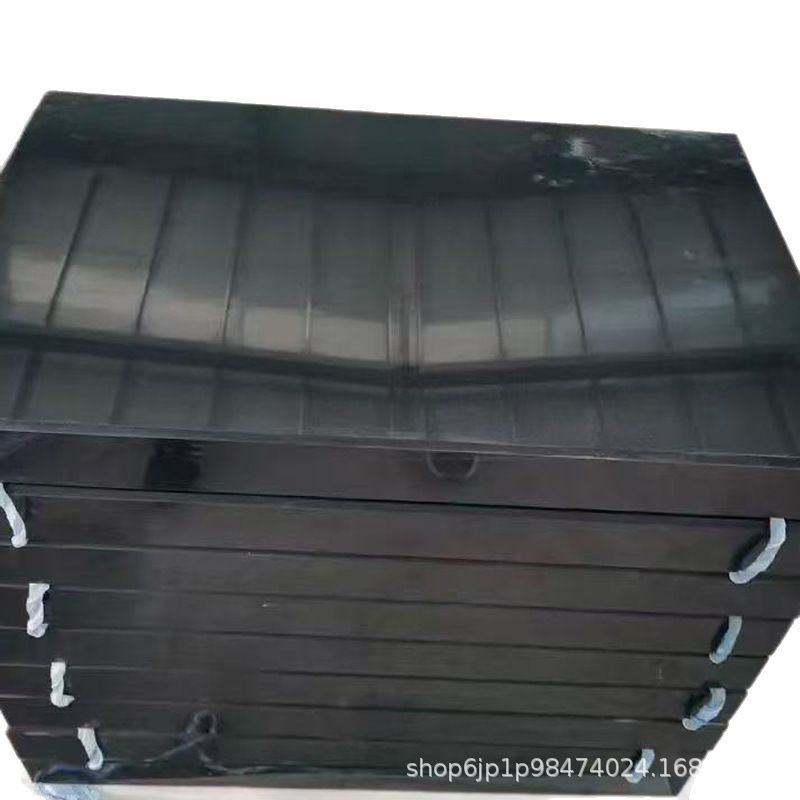 Natural stone, China Black, black granite, smooth floor paving stone, tombstone carving, Mongolian black flower bed water feature stone Item Picture