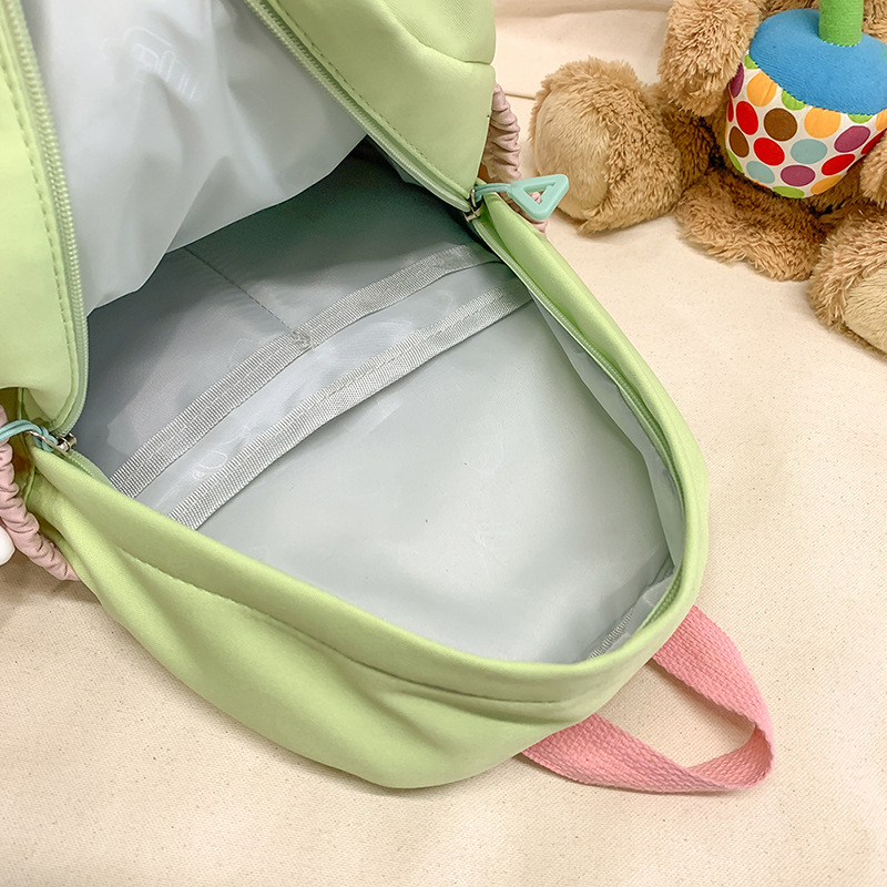 Japanese-style ins schoolbag, sweet and cute girl's appearance level, mini backpack for traveling and shopping, and backpack for a mom with kids Application Scenario