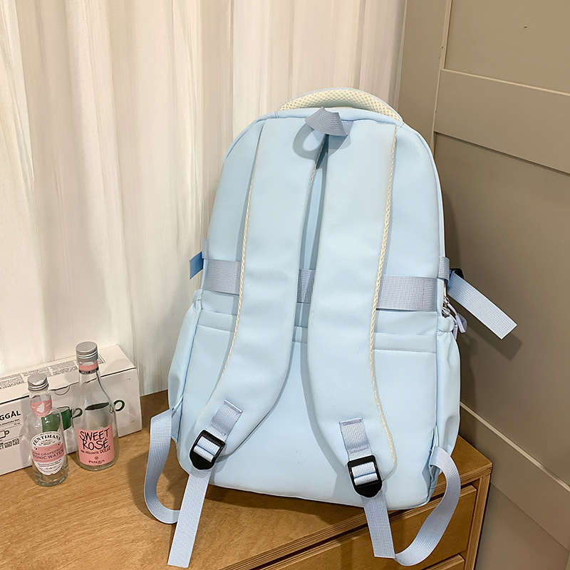 Fresh, sweet and cute cartoon animal print schoolbag 2025 new style, fashionable and versatile, large-capacity student backpack Specification drawing