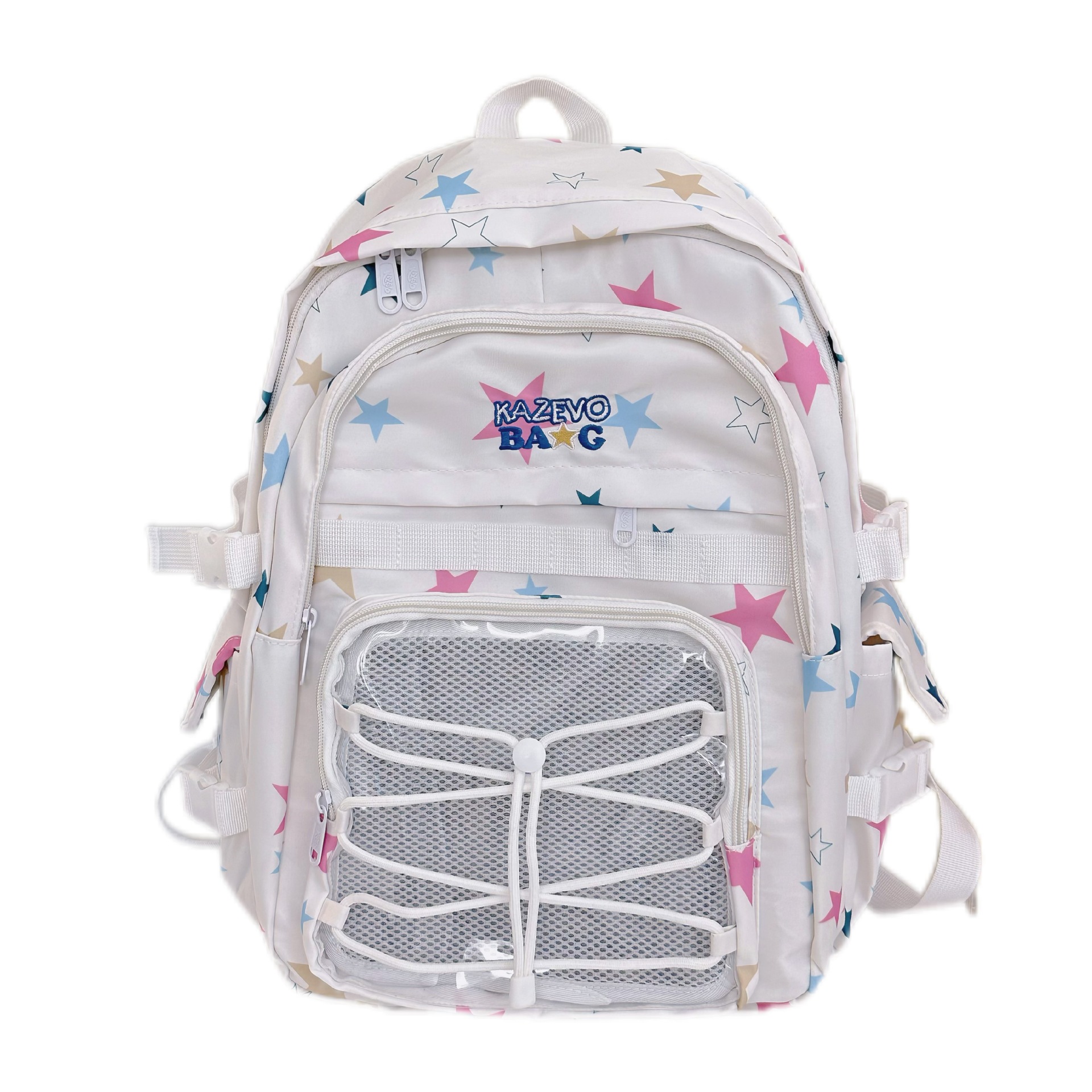 2025 New model for girls' commuting, large capacity, versatile, multi-layered 3-6 backpack, high appearance level, sweet backpack Item Picture