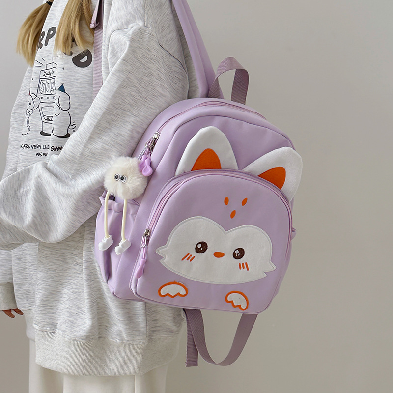 New kindergarten schoolbag for children aged 2-4-6, cute and adorable cartoon small backpack, high appearance level girls' backpack full figure