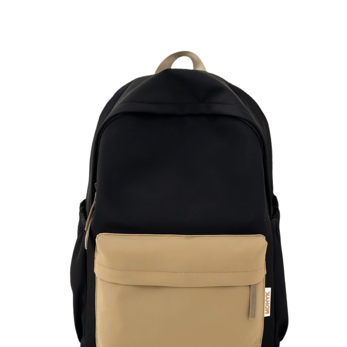 Forest-style college students' Instagram minimalist campus schoolbag, Japanese-style versatile backpack, solid-color large-capacity lightweight backpack Item Picture
