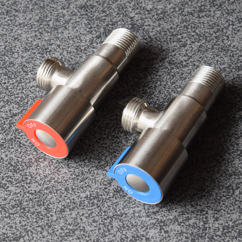 Ximans 304 stainless steel Angle valve, all-copper Angle valve, water heater water stop switch valve, 4-minute DN15 ceramic core details Picture