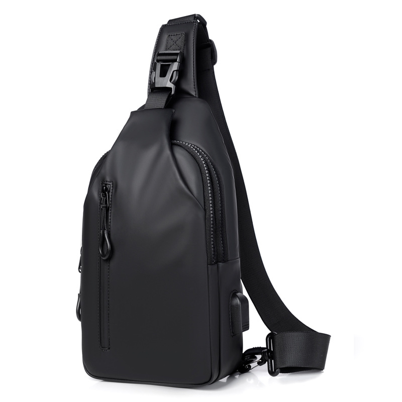 One-piece consignment free shipping crossbody bag, men's trendy brand crossbody chest bag, casual carry bag, versatile men's chest bag for travel Item Picture