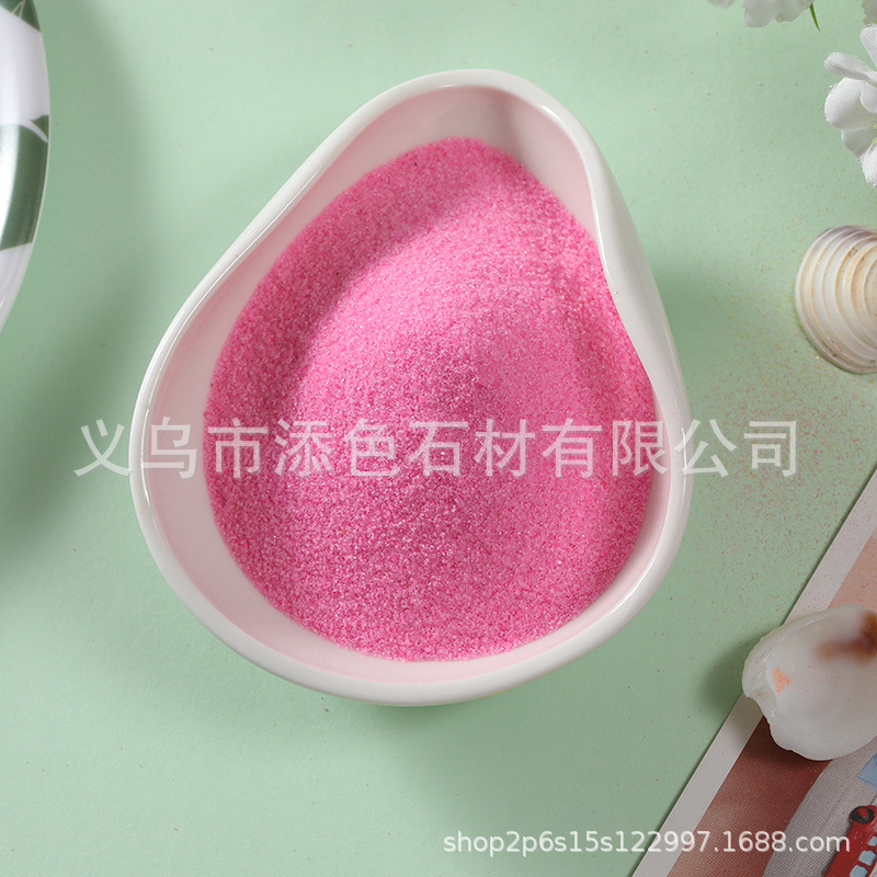 1 jin of colored fine sand, children's diy sand bottles, painting sand, wedding flowing sand, wishing sand, performance hourglass, wholesale of colored sand Application Scenario