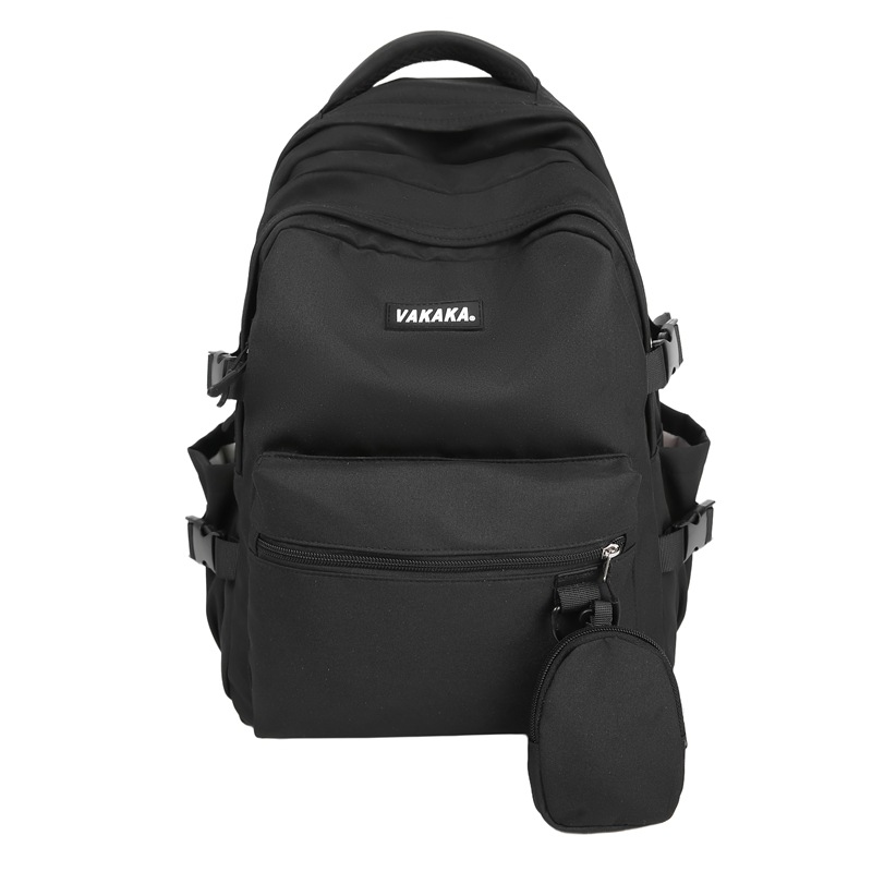 A new high-appeal Korean ins backpack for high school and junior high school students, a casual, simple and versatile large-capacity backpack for commuting Item Picture