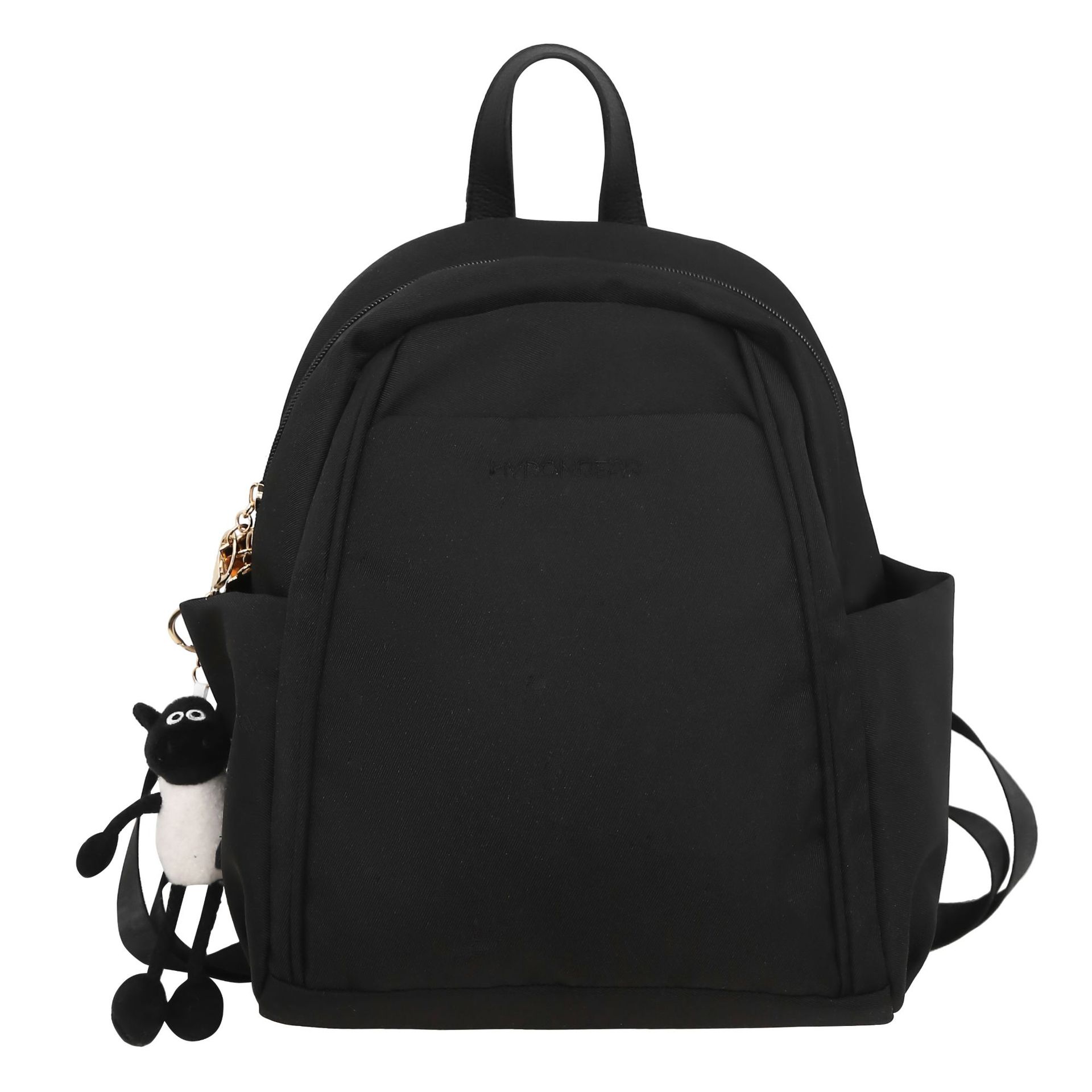 The 2025 new solid-color versatile, fashionable and casual single-shoulder bag, large-capacity backpack, lightweight and simple travel backpack Item Picture