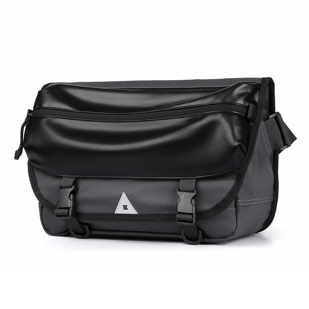 Cross-border men's crossbody bag, new functional style backpack, casual single-shoulder bag, messenger bag, business commuting water-resistant backpack Item Picture
