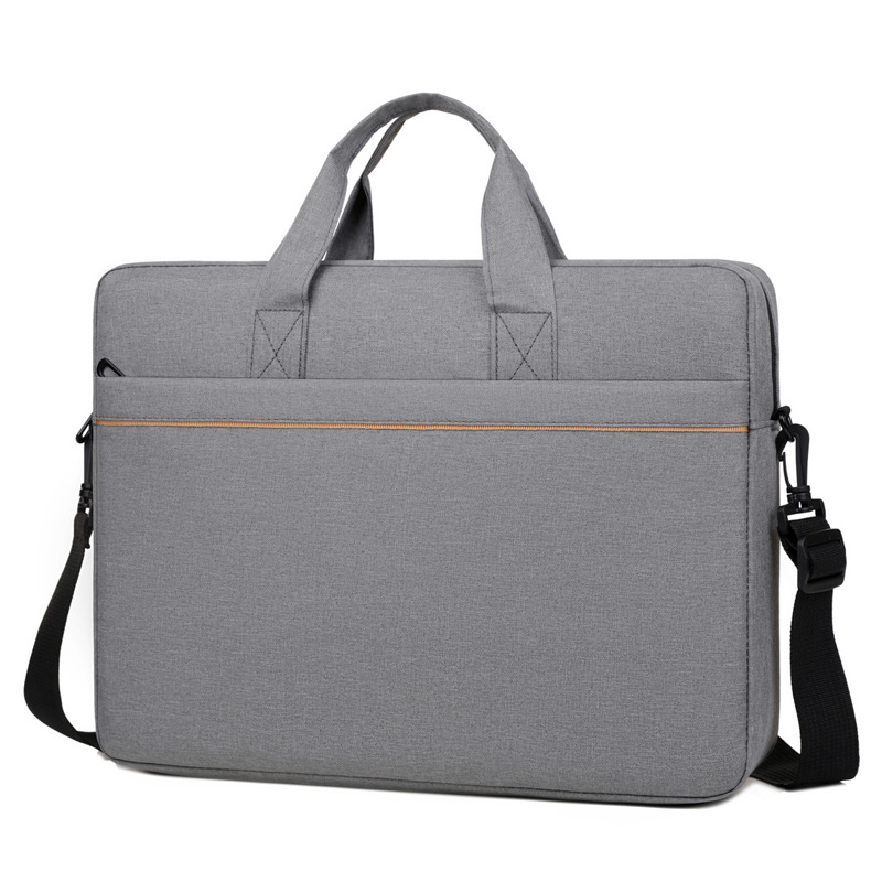 Large-capacity laptop bag, business office bag, fashionable casual information bag, business trip single-shoulder bag, crossbody bag Specification drawing