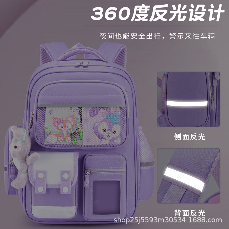 New children's schoolbags for grades 1-6, low-load and spine-protecting large-capacity backpacks for both boys and girls Application Scenario