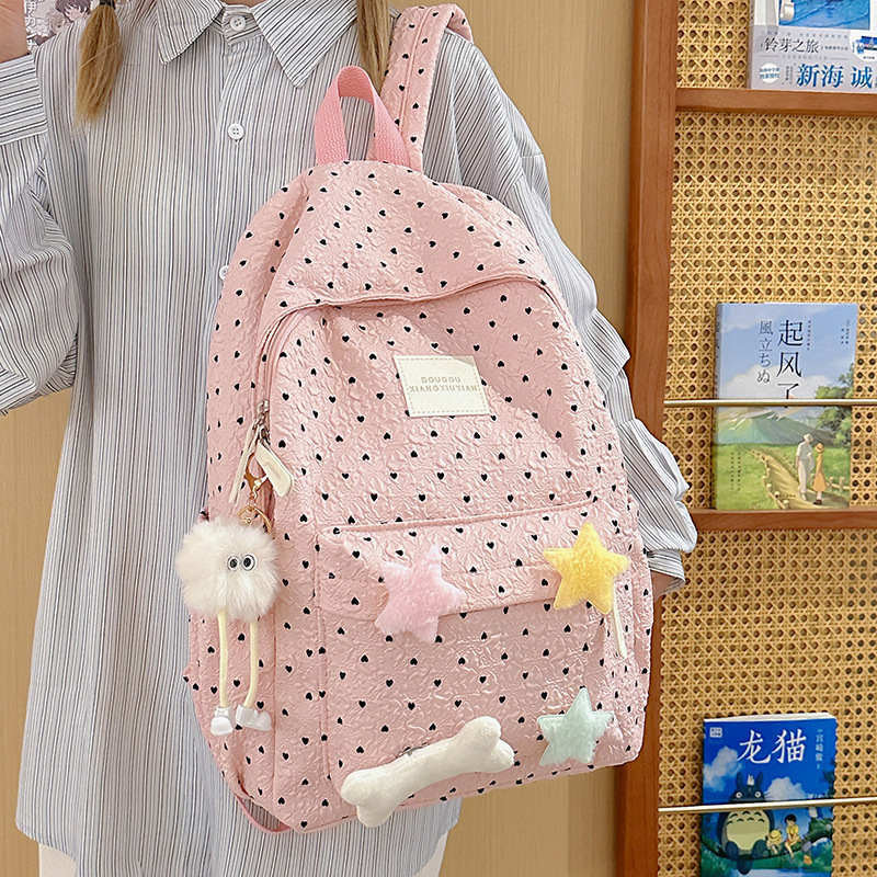 The new Japanese Instagram-inducing schoolbag for junior and senior high school students is a casual, simple, lightweight and large-capacity backpack for commuting details Picture