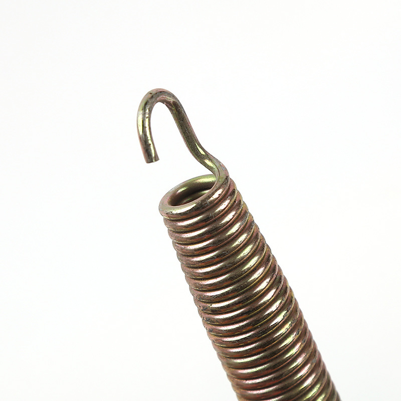 Double hook tension spring for fitness equipment, 304 stainless steel belt hook tension spring, waist drum trampoline large spring Specification drawing