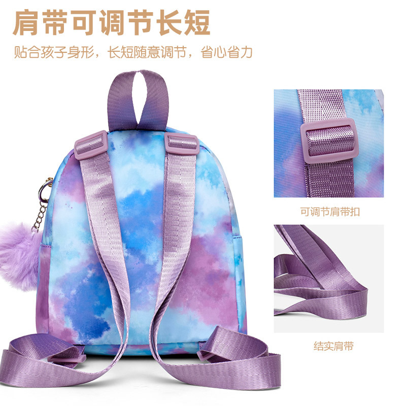 New lightweight schoolbag for kindergartens 2025, cute cartoon backpack for primary school girls with high appearance level, contrasting colors Application Scenario