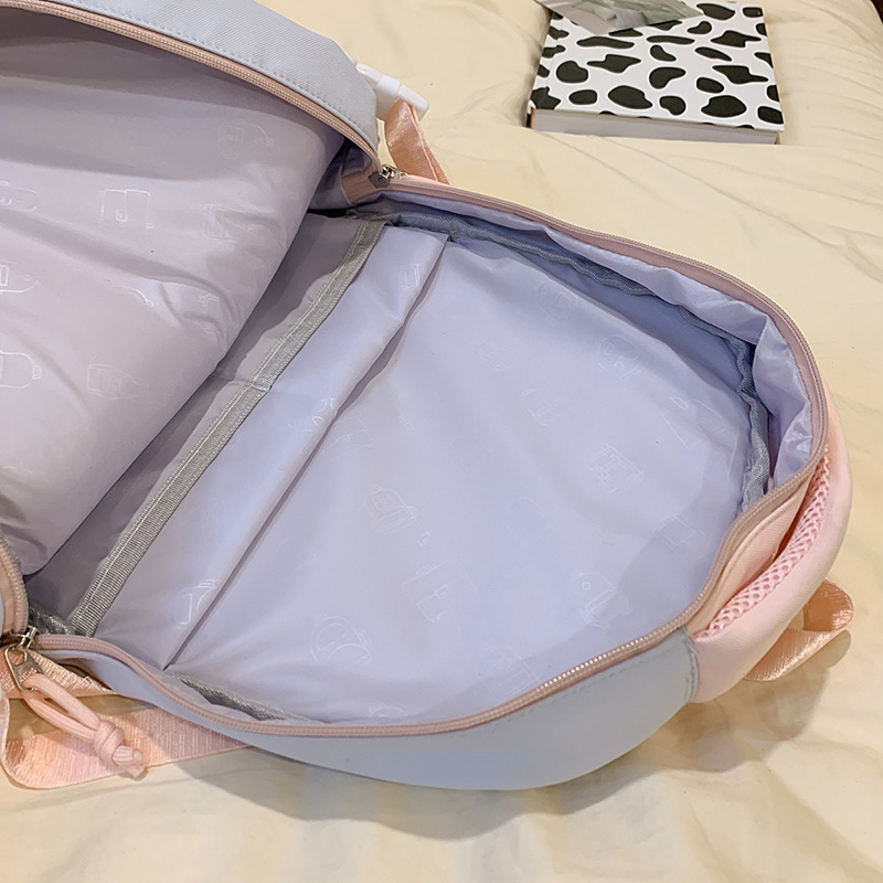 High appearance level, large capacity, cute pain pack, ice cream color contrast, sweet school style, multi-layered backpack for primary school students Application Scenario