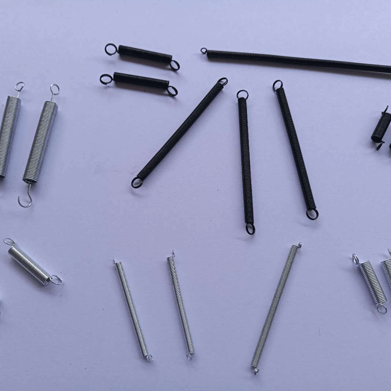 304 stainless steel tension spring with hook, double-hook tension spring, various specifications, smart hardware mechanical tension spring details Picture