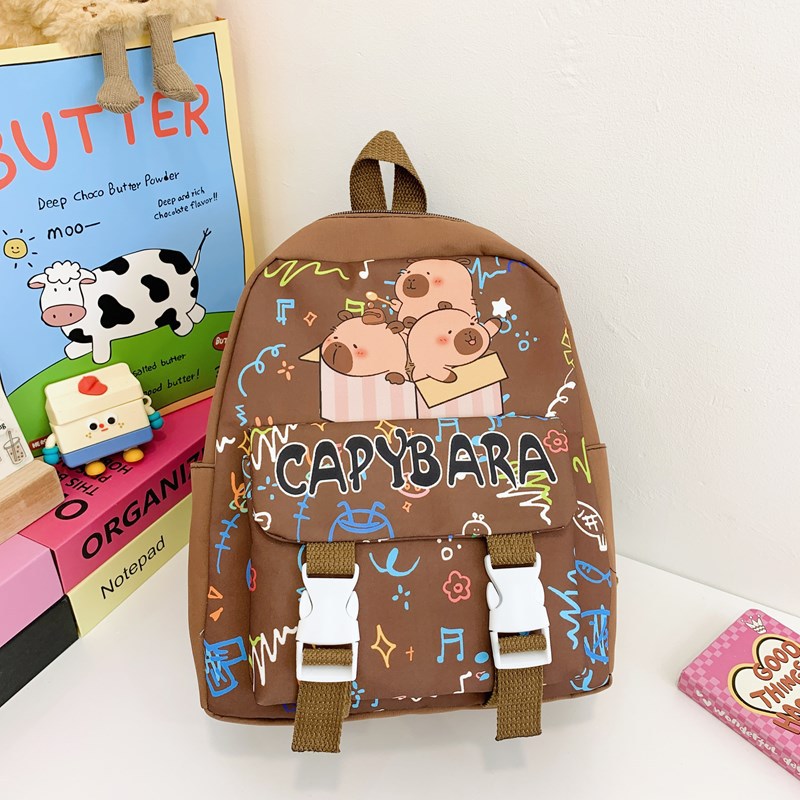 New cute cartoon children's bag for kindergarten boys and girls aged 3-5, casual outdoor travel backpack Specification drawing