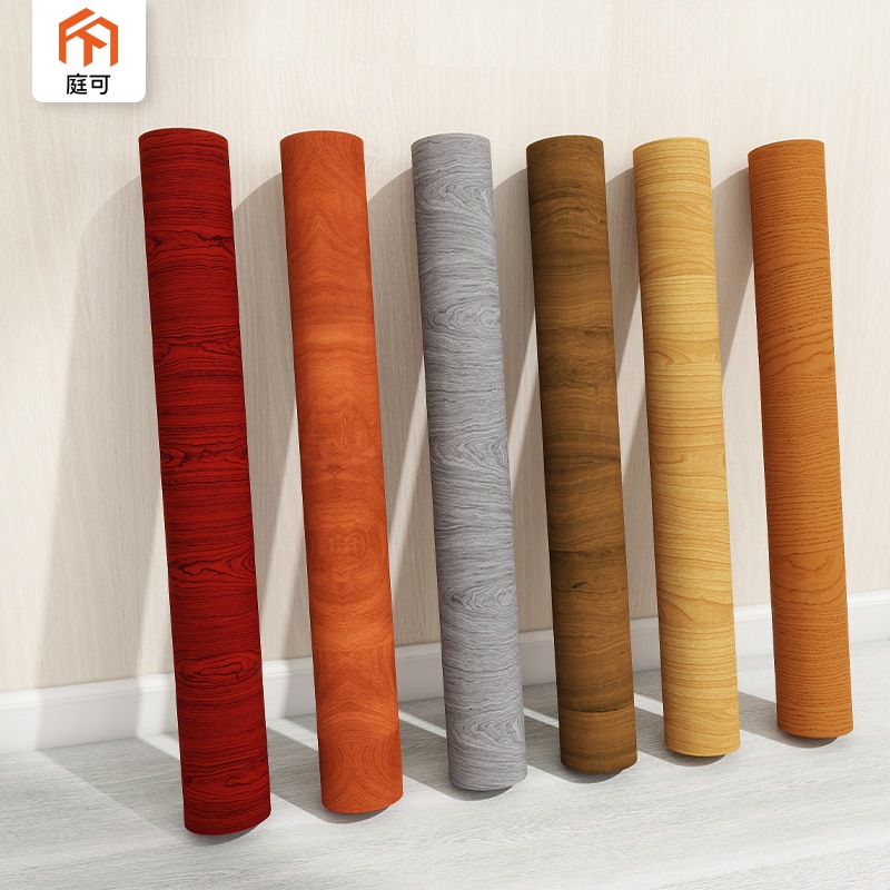 Wholesale of thickened waterproof pvc Boeing film wardrobe desktop furniture renovation wallpaper wood grain stickers self-adhesive wallpaper full figure