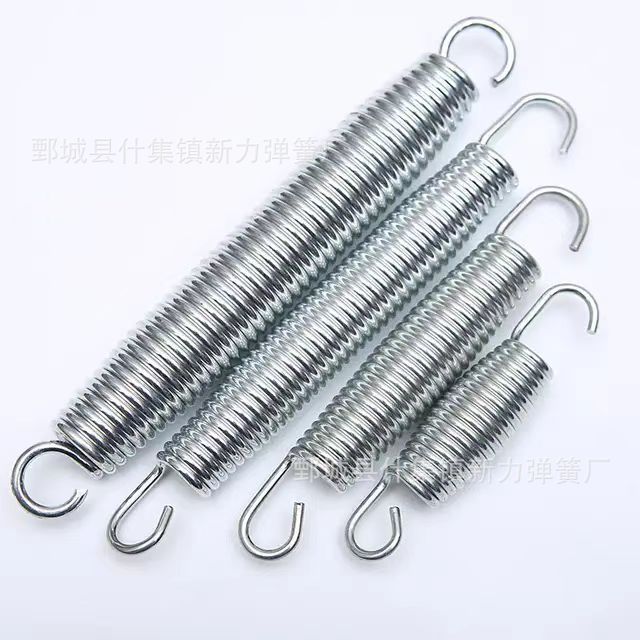 Trampoline stretch springs, trampoline compression springs, stainless steel double-hook torsion springs, fitness equipment accessories manufacturer in stock full figure