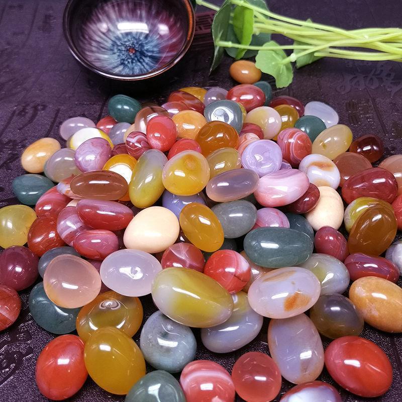 Nanjing Yuhua stone raw stones, natural pebbles, fish tanks, flower POTS, colored pebbles, seven-color small five full figure
