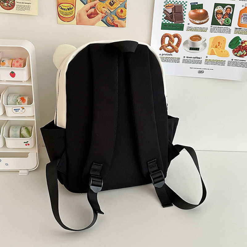 The new cartoon schoolbag is cute and adorable. It's a small backpack for children's travel, with a unique and creative design. It's a soft and cute backpack for girls' travel Specification drawing