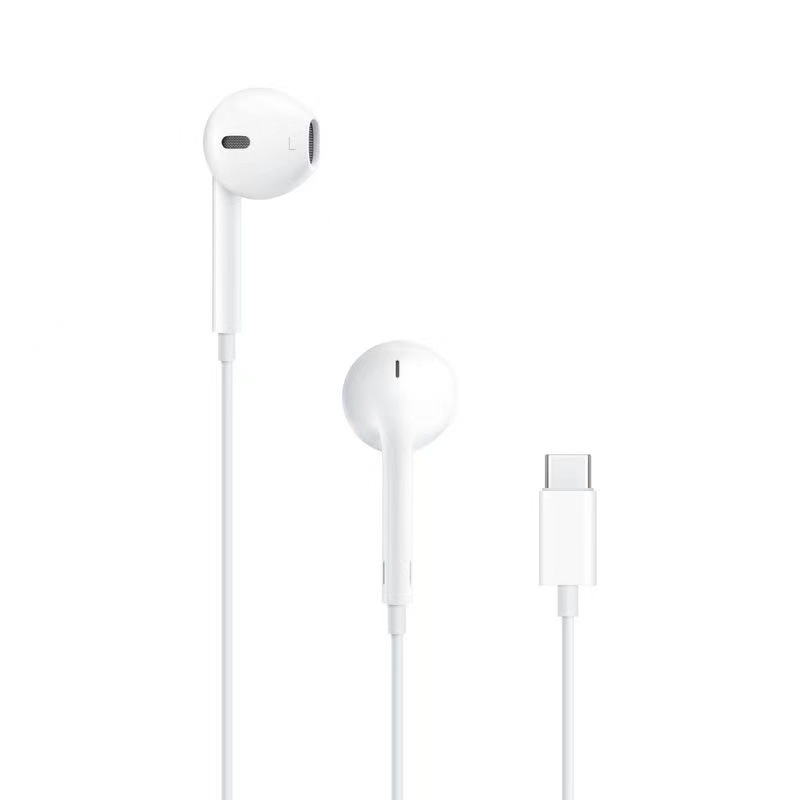 Suitable for Apple 15 headphones type-c wired headphones with microphone in-ear noise-cancelling gaming music headphones for karaoke Item Picture