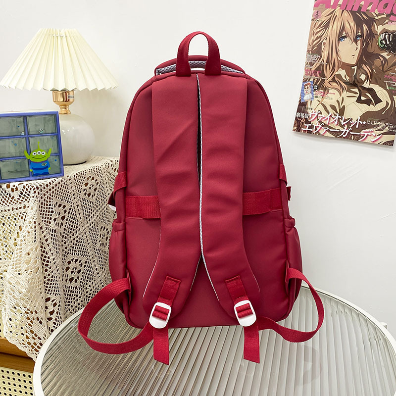 Wide-shoulder strap schoolbag for female junior high school students, large capacity, fresh and cute. Two-piece backpack set for primary school students from grades three to six Specification drawing