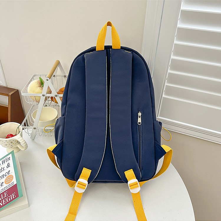 Spring new high appearance level sweet campus style student backpack, forest style versatile letter print casual backpack Specification drawing