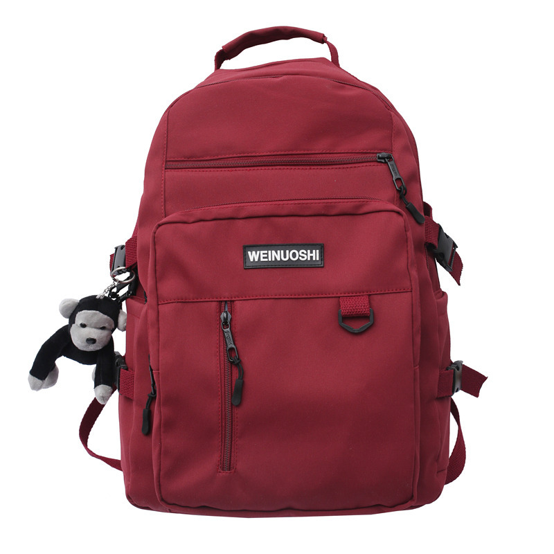 Backpack for male college students, large-capacity backpack for high school and junior high school students, trendy and fashionable couple backpack Item Picture