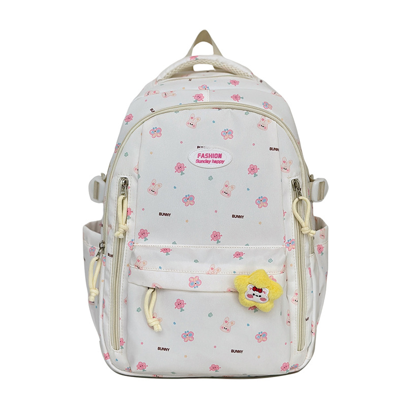 The ins Japanese-style cartoon schoolbag has a high appearance level and is cute. It is a large-capacity backpack for junior and senior high school girls and for students in grades 4 to 6 Item Picture