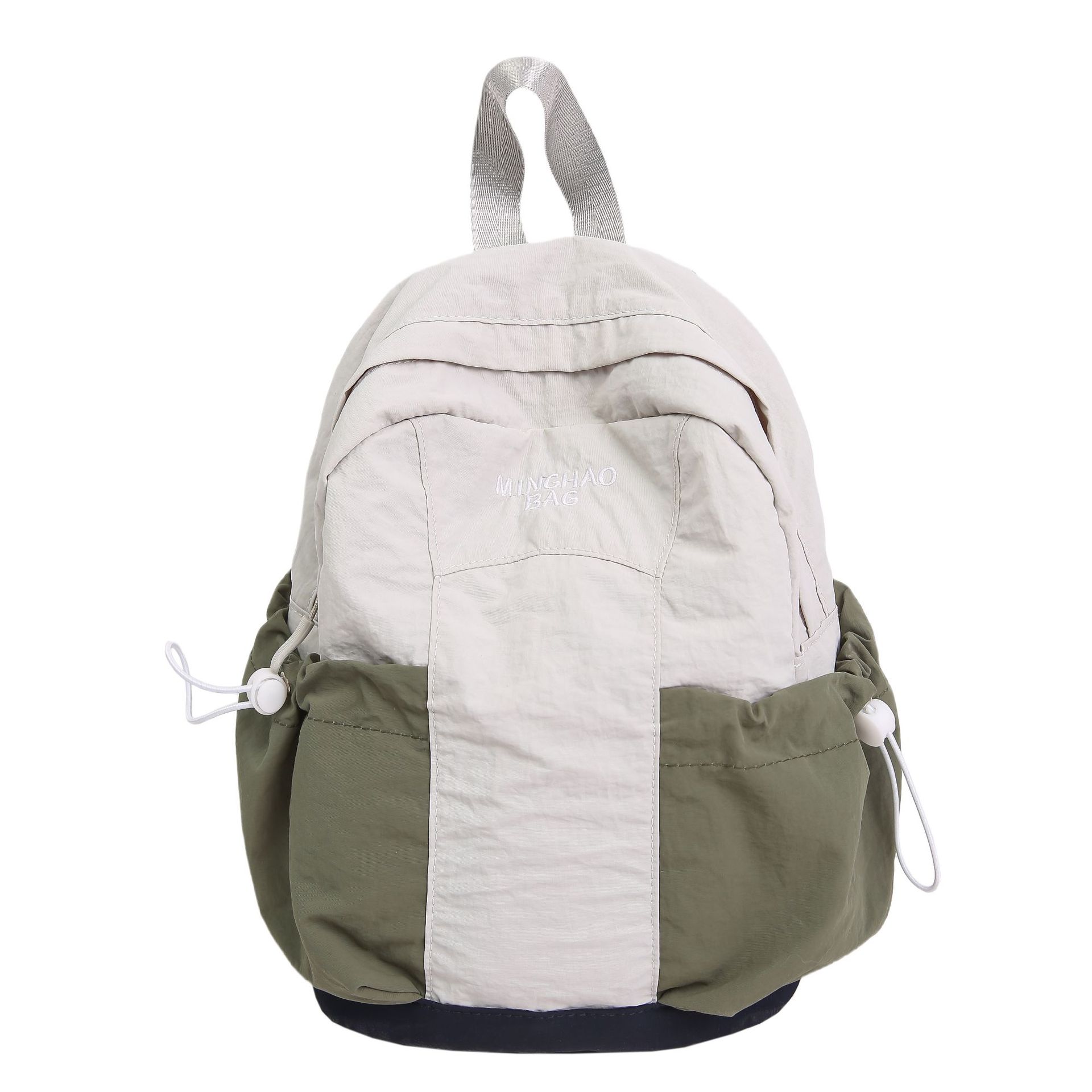 Summer's new casual and lightweight travel backpack, a color-blocking children's outdoor spring outing and study backpack with a high school girls' appearance level Item Picture